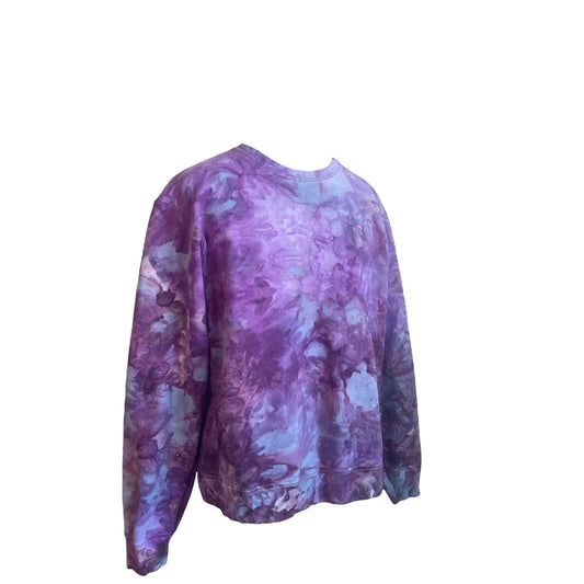 Purple and Blue Crewneck Sweatshirt (L)